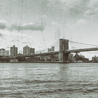 Buy canvas prints of Manhattan Skyline  by peter tachauer
