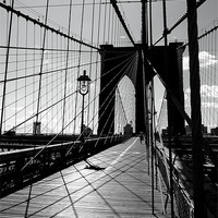 Buy canvas prints of Brooklyn Bridge by peter tachauer