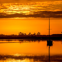 Buy canvas prints of Maldon Sunrise by peter tachauer