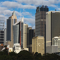 Buy canvas prints of Sydney Skyline by peter tachauer