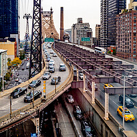 Buy canvas prints of 59th Street Bridge Manhattan by peter tachauer