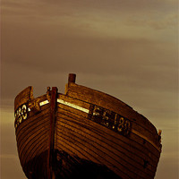 Buy canvas prints of An Old Wrecked Fishing Boat 4 by Dawn O'Connor