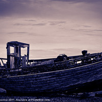 Buy canvas prints of An Old Wrecked Fishing Boat 7 by Dawn O'Connor