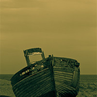 Buy canvas prints of An Old Wrecked Fishing Boat 8 by Dawn O'Connor