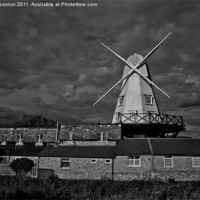 Buy canvas prints of The Rye Windmill, East Sussex. 1 by Dawn O'Connor