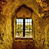 Buy canvas prints of Saxon View, Lewes Castle 2 by Dawn O'Connor