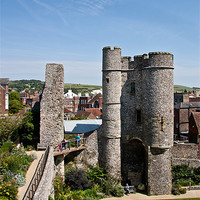 Buy canvas prints of Lewes Castle by Dawn O'Connor