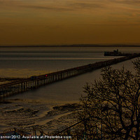 Buy canvas prints of Southend on Sea, Pier Sunset by Dawn O'Connor