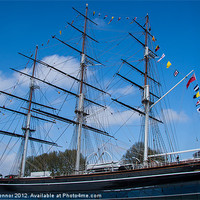 Buy canvas prints of The Cutty Sark by Dawn O'Connor