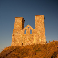 Buy canvas prints of Reculver Towers by Dawn O'Connor