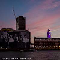 Buy canvas prints of The 1977 Royal Family and the Oxo Tower by Dawn O'Connor