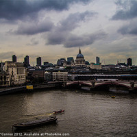 Buy canvas prints of London River View by Dawn O'Connor