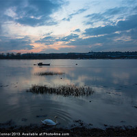 Buy canvas prints of River Medway Sunset by Dawn O'Connor