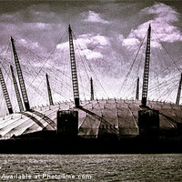 Buy canvas prints of The O2 Arena by Dawn O'Connor