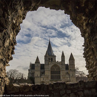 Buy canvas prints of Rochester Cathedral by Dawn O'Connor