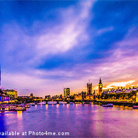 Buy canvas prints of London at Night by Dawn O'Connor