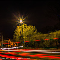 Buy canvas prints of Car Light Trails by Dawn O'Connor