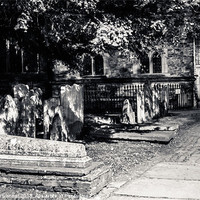 Buy canvas prints of Maidstone Graveyard by Dawn O'Connor