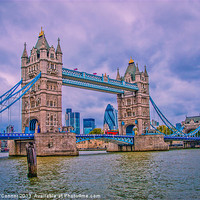 Buy canvas prints of Tower Bridge London by Dawn O'Connor