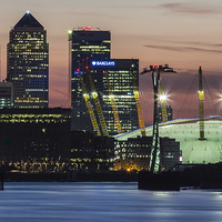 Buy canvas prints of London Docklands by Dawn O'Connor
