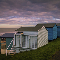 Buy canvas prints of Whitstable Beach Huts by Dawn O'Connor