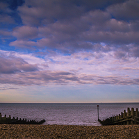 Buy canvas prints of Sea View Whitstable Kent by Dawn O'Connor
