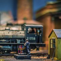 Buy canvas prints of The Signalman by Dawn O'Connor