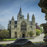 Buy canvas prints of Rochester Cathedral by Dawn O'Connor
