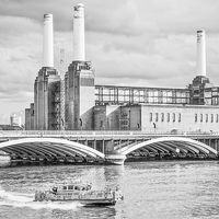 Buy canvas prints of Pink Floyd Pig at Battersea Power Station by Dawn O'Connor