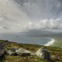 Buy canvas prints of  On top of Achill Island by Declan Howard