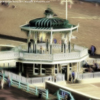 Buy canvas prints of Brighton Bandstand by Hannah Morley