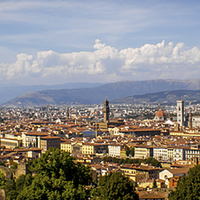 Buy canvas prints of  Florence Panorama by Hannah Morley