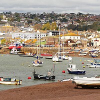 Buy canvas prints of Teignmouth Harbour Devon by Anthony Michael 