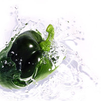 Buy canvas prints of Fresh Green Pepper by Anthony Michael 