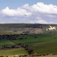 Buy canvas prints of  Osmington White Horse by Anthony Michael 