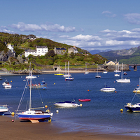Buy canvas prints of Barmouth From The Beach by Anthony Michael 