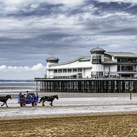 Buy canvas prints of  Weston Super Mare by Anthony Michael 