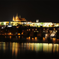Buy canvas prints of Night Prague by Adam Lucas