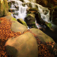Buy canvas prints of Autumn Falls by Chris Manfield