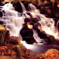 Buy canvas prints of Falls at Autumn by Chris Manfield