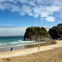 Buy canvas prints of Newquay Beach by Sam Smith