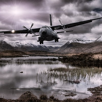 Buy canvas prints of Flying through the Glens by Sam Smith