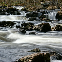 Buy canvas prints of Falls of Dochart by Sam Smith