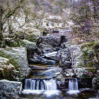 Buy canvas prints of Callander Waterfall by Sam Smith