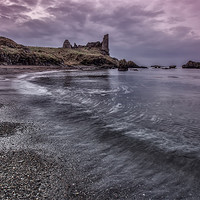 Buy canvas prints of Dunure Coastline and Castle by Sam Smith