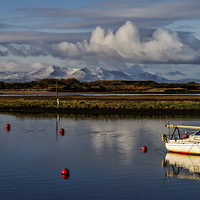 Buy canvas prints of Arran from Irvine by Sam Smith