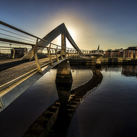 Buy canvas prints of Squiggly Bridge by Sam Smith