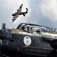 Buy canvas prints of  Avro Lancasters by Sam Smith