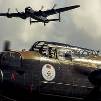 Buy canvas prints of  Lancasters by Sam Smith