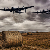 Buy canvas prints of Lancasters by Sam Smith